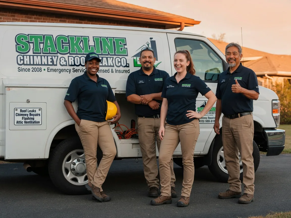 Chimney flashing repair company in Somers, IA